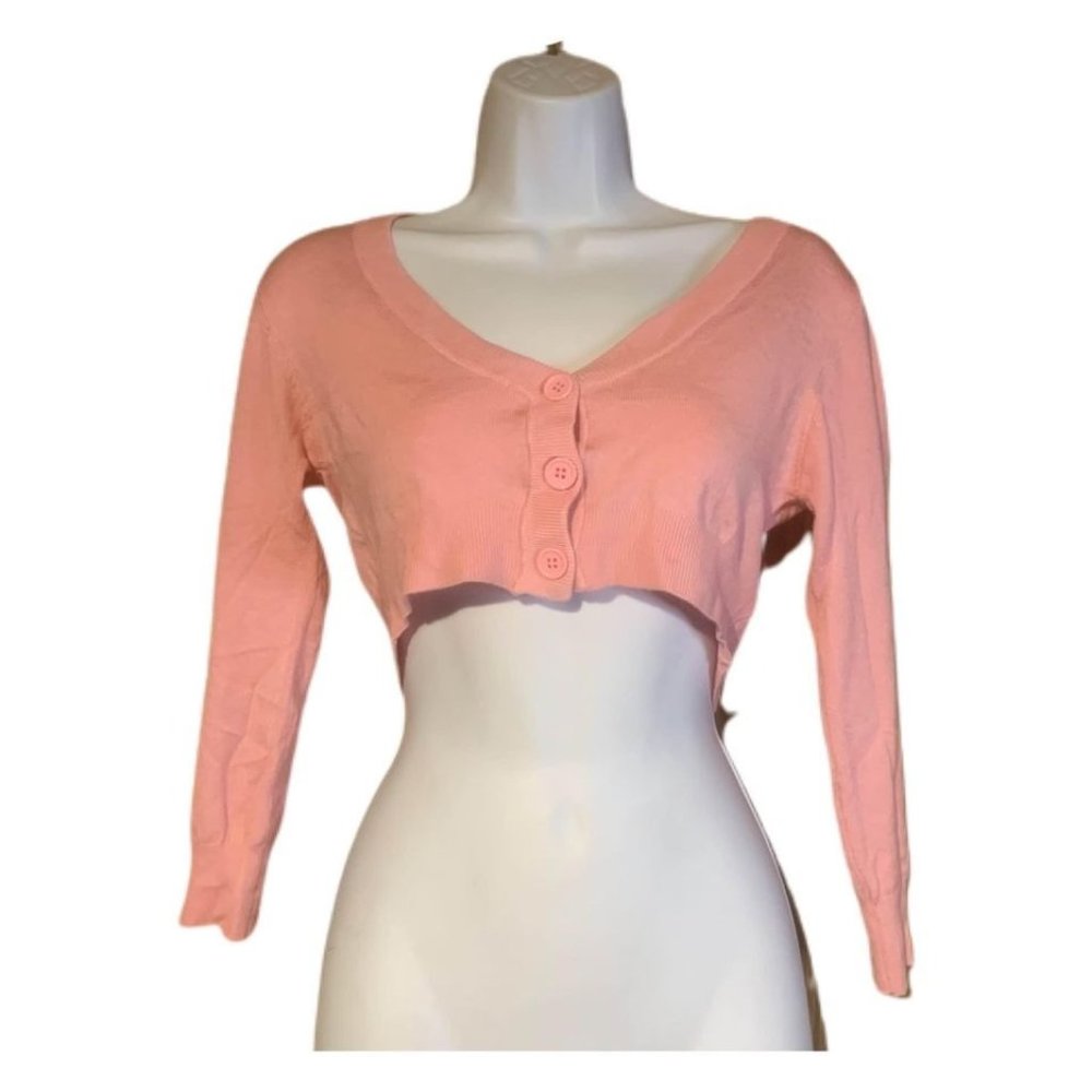CROPPED Y2K MINI CARDIGAN TOP